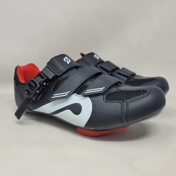 Peloton Cycling Shoes Mens EU40 US7 Black Red Performance NEW - Picture 1 of 12